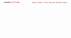 Desktop Screenshot of changeattitude.org